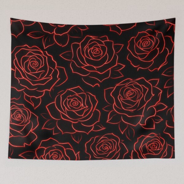 Item preview, Abstract Dark Floral Line Art Cover designed and sold by OnePercent992.