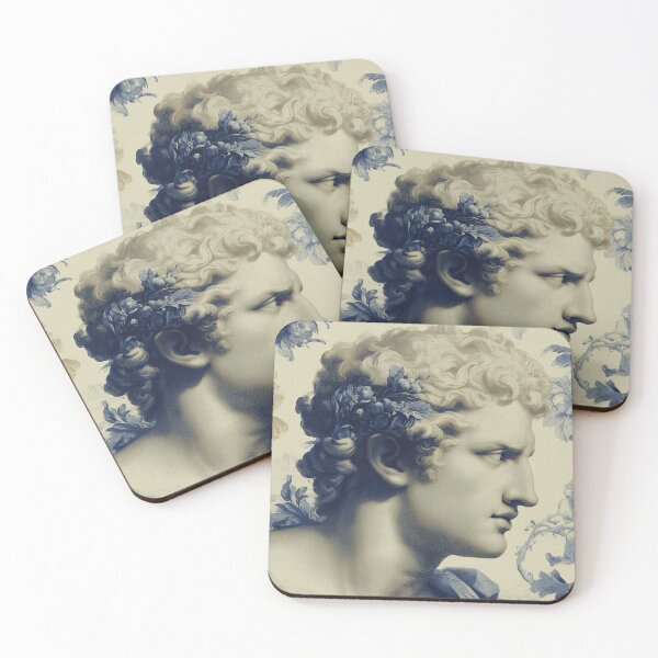Item preview, Classical Male Bust Toile Pattern  designed and sold by AquariusCr8iv.