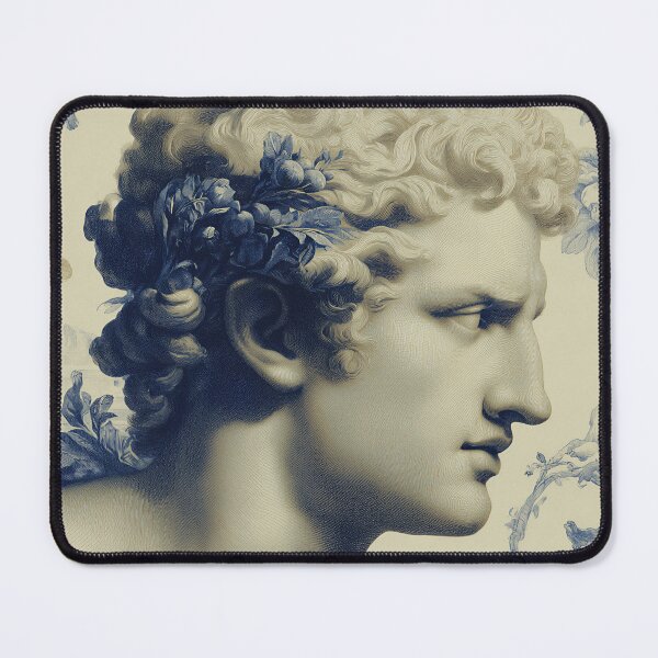 Item preview, Classical Male Bust Toile Pattern designed and sold by AquariusCr8iv.