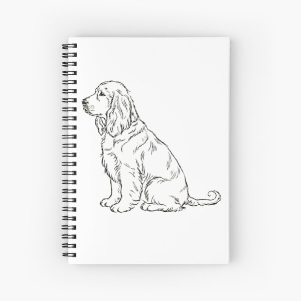 Item preview, Cocker Spaniel Dog Sitting Profile designed and sold by Prints by Mat.