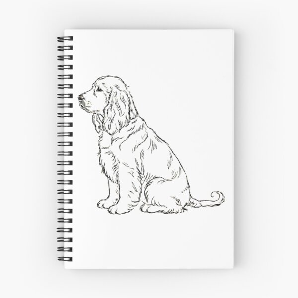 Item preview, Cocker Spaniel Dog Sitting Profile designed and sold by Prints by Mat.