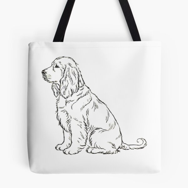 Item preview, Cocker Spaniel Dog Sitting Profile designed and sold by Prints by Mat.