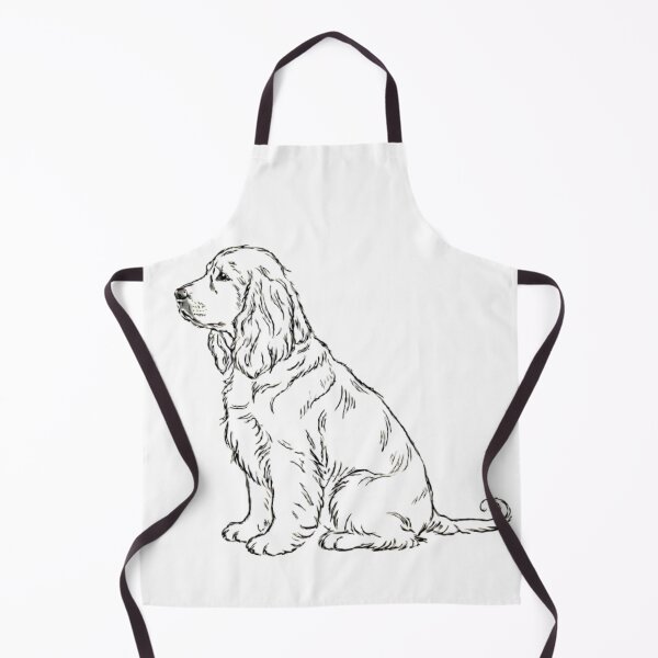 Item preview, Cocker Spaniel Dog Sitting Profile designed and sold by Prints by Mat.