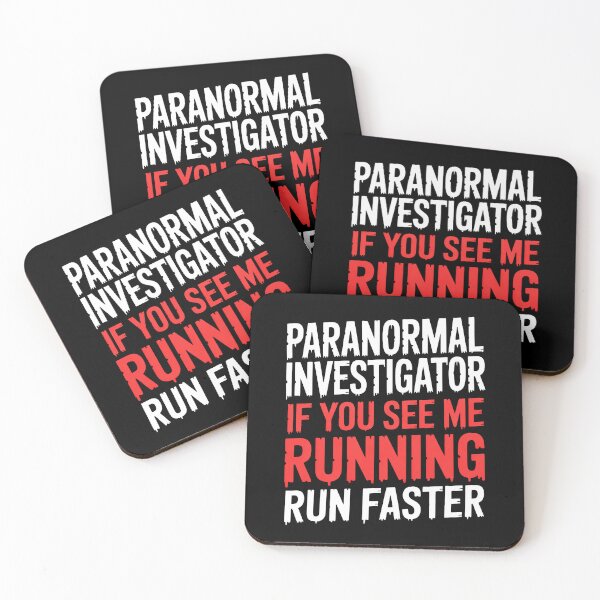 Item preview, Paranormal Investigator If You See Me Running Run Faster Funny Ghost Gift designed and sold by Say It With Ink.