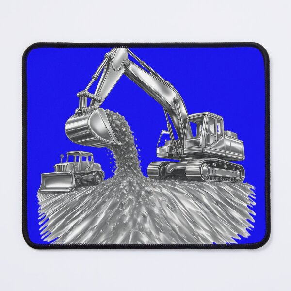 Item preview, Excavator Loading Dirt Construction Illustration designed and sold by kakmi-art.