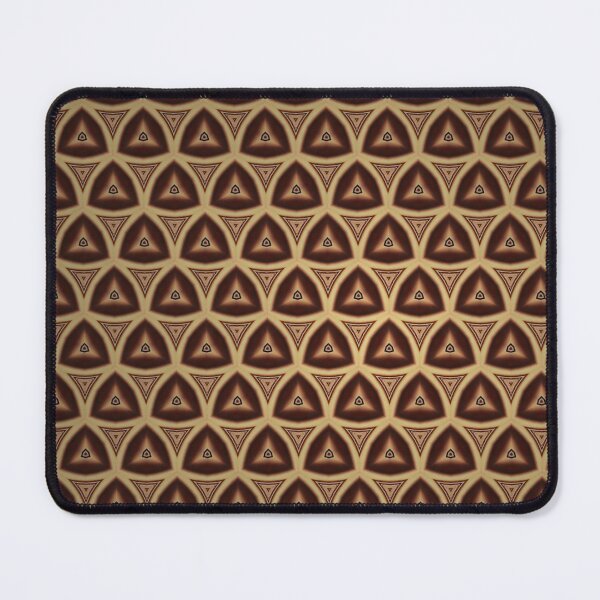 Item preview, Gold Geometric Triangle Pattern Elegant Repeating Design designed and sold by IntelliMindDesigns.