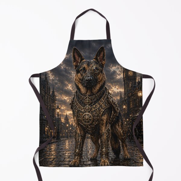 Item preview, Steampunk German Shepherd Shirt - Mechanical German Shepherd Art - Guard Dog designed and sold by Altered Art By Steve.