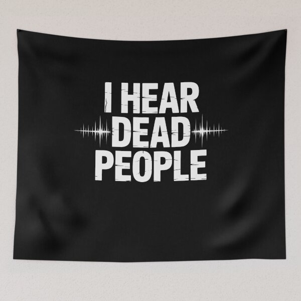 Item preview, I Hear Dead People Funny Paranormal Investigator Ghost Hunting Halloween Gift designed and sold by Say It With Ink.