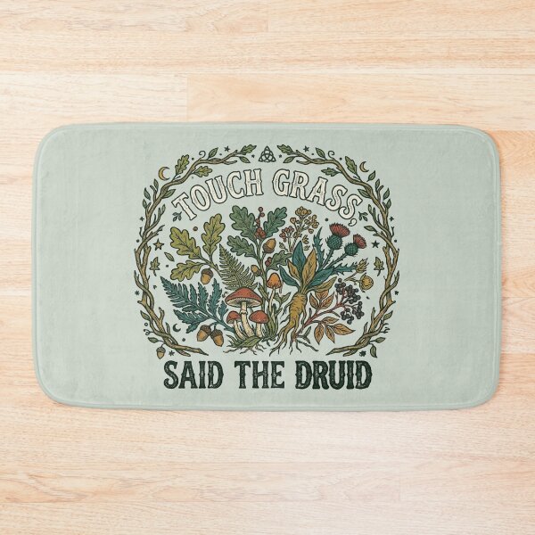 Item preview, Touch Grass, Said the Druid designed and sold by witchlingart.