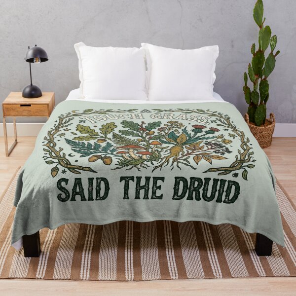 Item preview, Touch Grass, Said the Druid designed and sold by witchlingart.