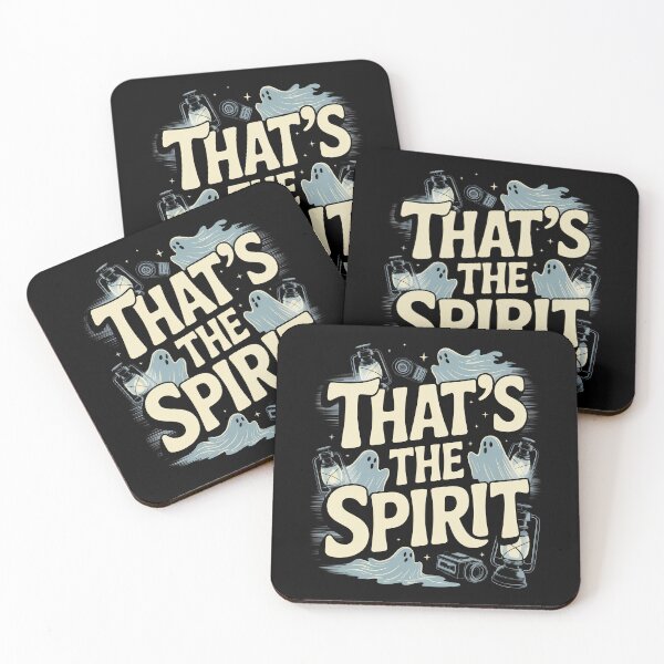 Item preview, That's the Spirit Funny Ghost Pun Paranormal Halloween Ghost Hunting Gift designed and sold by Say It With Ink.