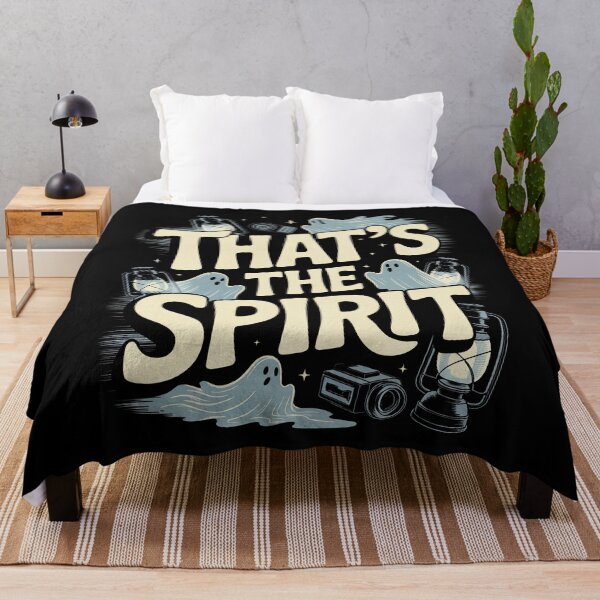 Item preview, That's the Spirit Funny Ghost Pun Paranormal Halloween Ghost Hunting Gift designed and sold by Say It With Ink.