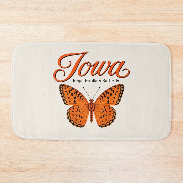 Item preview, Iowa Regal Fritillary Butterfly – State Butterfly Art Print designed and sold by The-Drip-Studio.