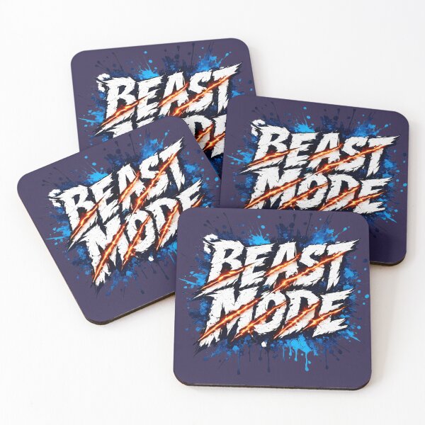 Item preview, Beast Mode Claw Slash Typography designed and sold by Strange man.
