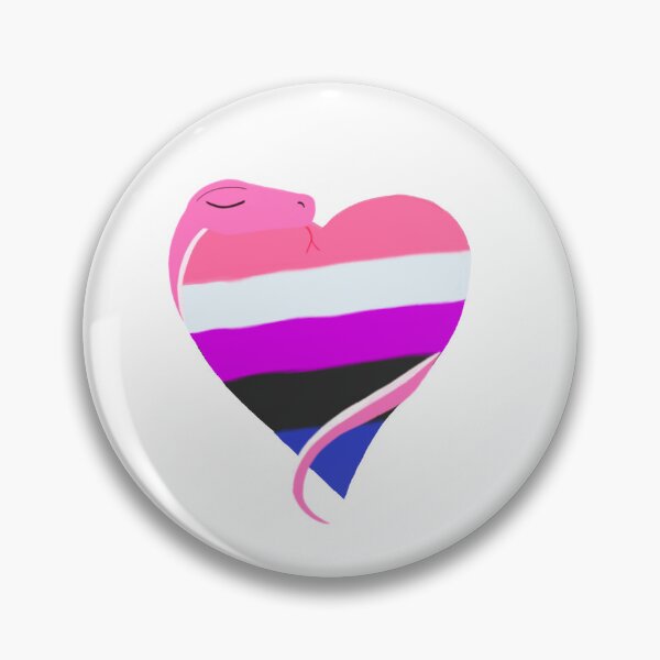 Item preview, Snake Hugs: Genderfluid Pride Flag designed and sold by gaydragongeek.