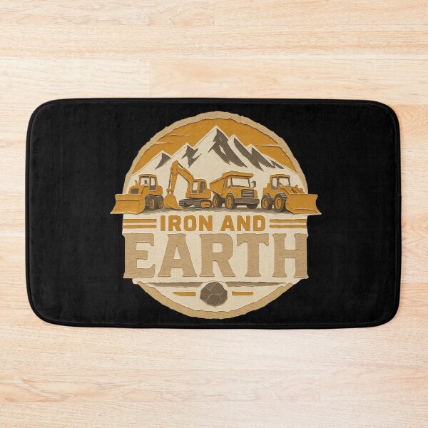Item preview, Iron And Earth Heavy Equipment Badge designed and sold by kakmi-art.