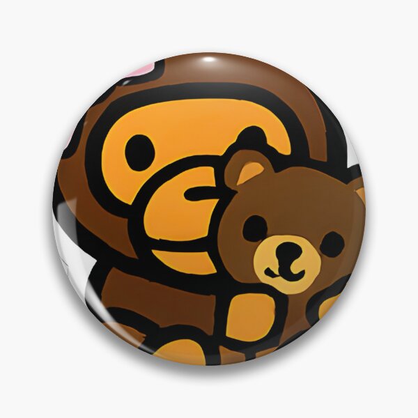 Item preview, Cute Teddy monkey sticker - monkey mood designed and sold by Luv4tete.