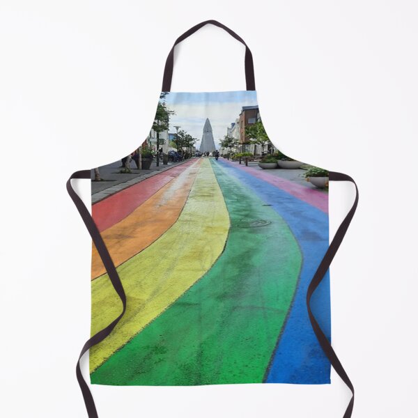 Item preview, Rainbow Road Reykjavik designed and sold by Curious Echo Photography.