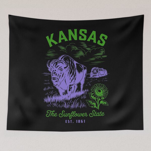Item preview, Kansas The Sunflower State designed and sold by Whereiskim.