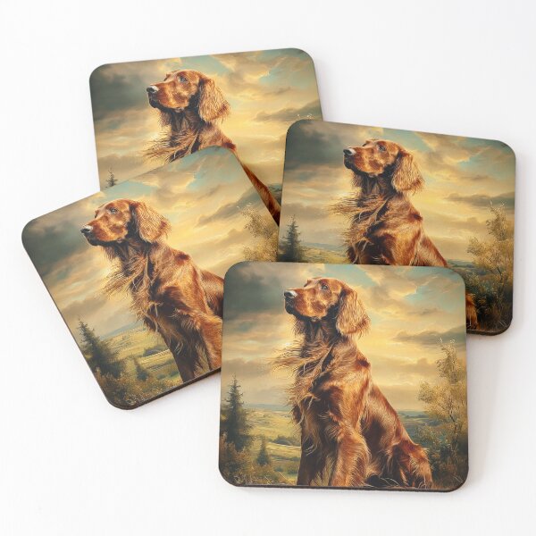 Item preview, Irish Setter in a Landscape designed and sold by PetsArt.