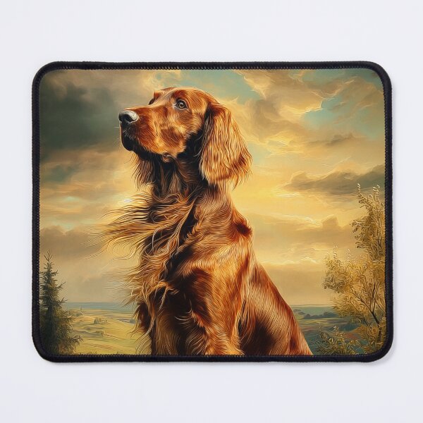 Item preview, Irish Setter in a Landscape designed and sold by PetsArt.
