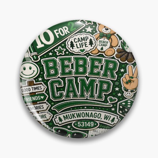 Item preview, Beber Camp Collage designed and sold by Rachel's Room.