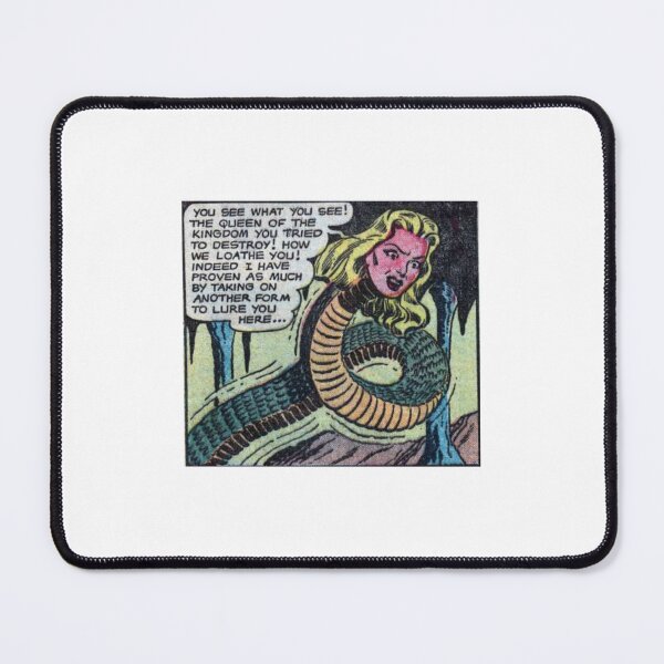 Item preview, Vintage Horror Comic Woman with Snake Retro Pulp Dark Fantasy designed and sold by Lilith.3x313 Vault.