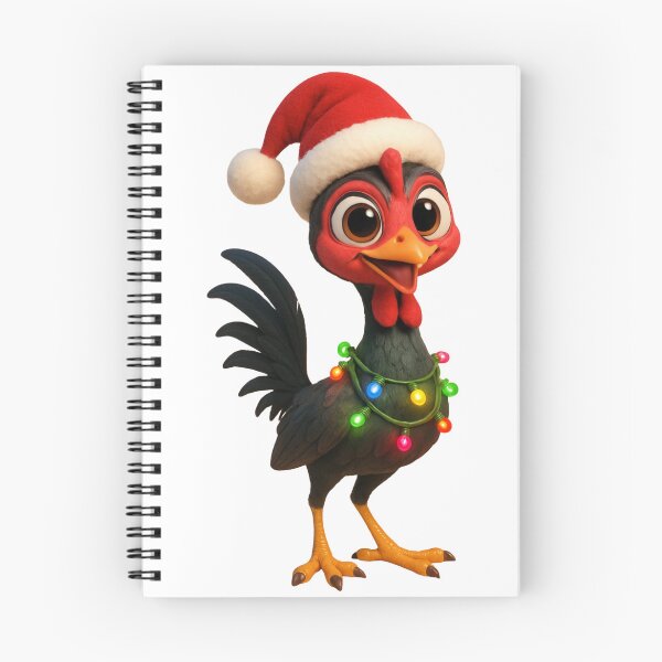 Item preview, Christmas Modern Game Chicken designed and sold by Sillytoe.