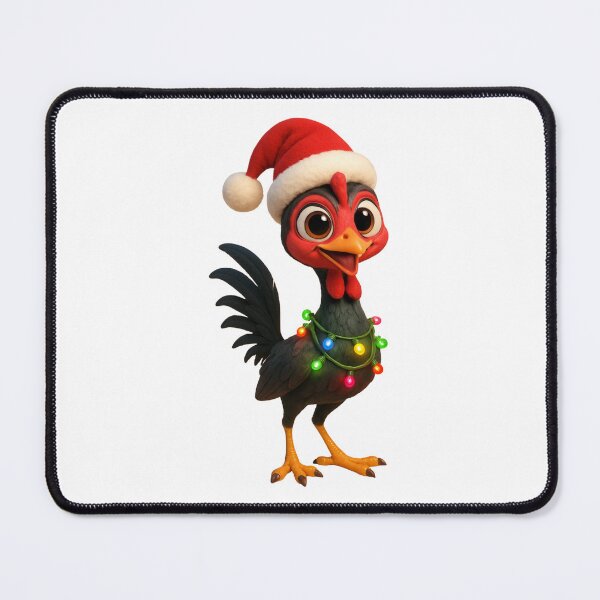 Item preview, Christmas Modern Game Chicken designed and sold by Sillytoe.