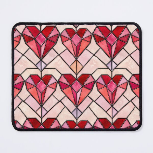 Item preview, Geometric Stained Glass Heart Pattern designed and sold by Dresut.