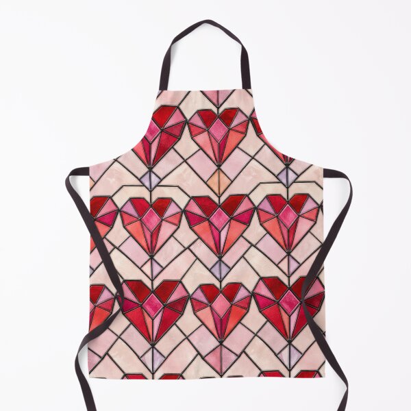Item preview, Geometric Stained Glass Heart Pattern designed and sold by Dresut.