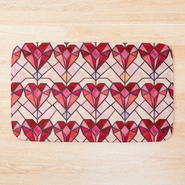 Item preview, Geometric Stained Glass Heart Pattern designed and sold by Dresut.