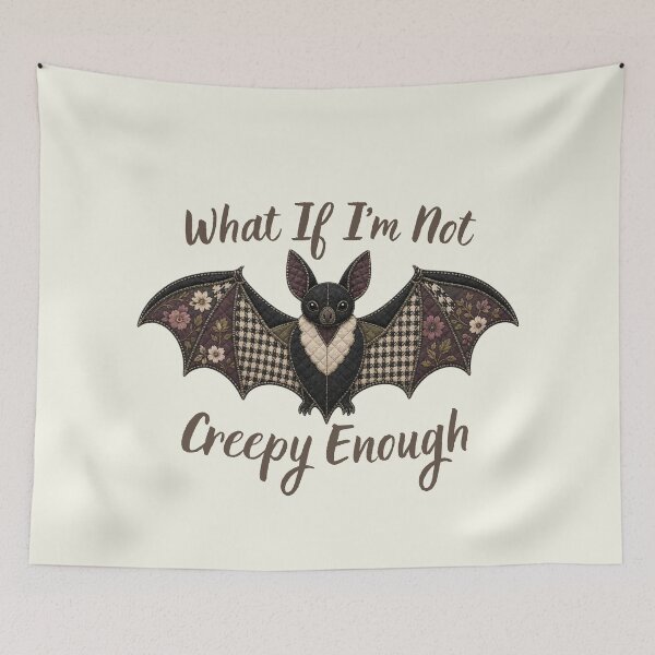 Item preview, Bats What If I'm Not Creepy Enough Cottagecore Batty Vintage designed and sold by SunfullyYours.