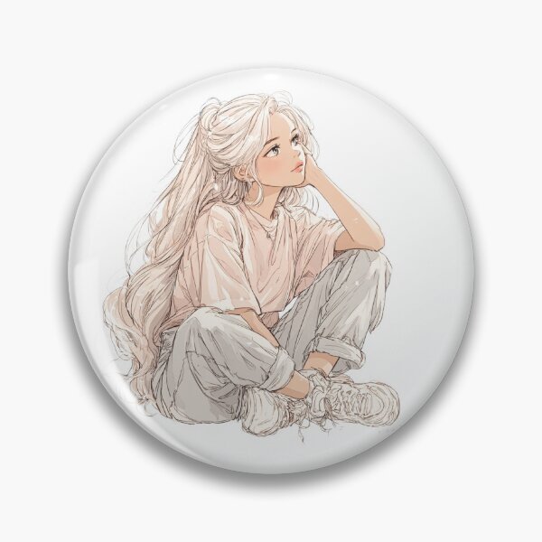 Item preview, Street-style girl designed and sold by LinemoodCo.