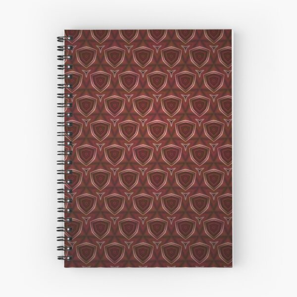 Item preview, Red Ornate Repeating Pattern Geometric Motif Design designed and sold by IntelliMindDesigns.