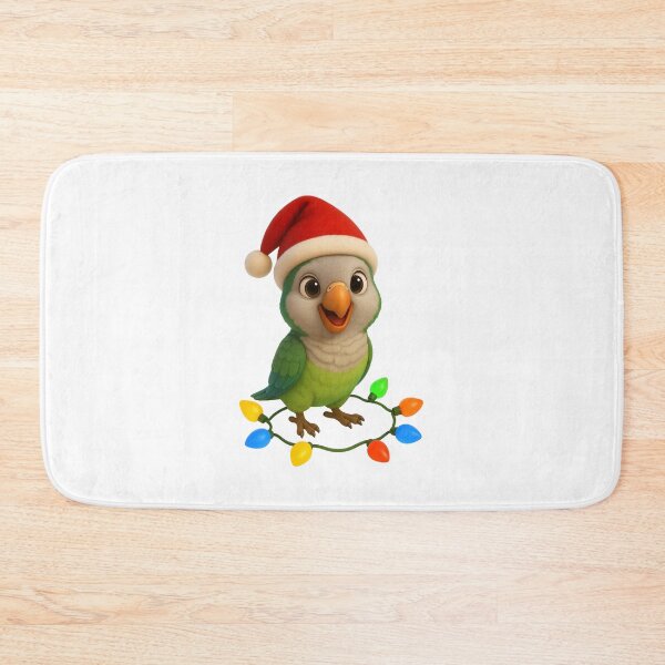Item preview, Christmas Monk Parakeet designed and sold by Sillytoe.