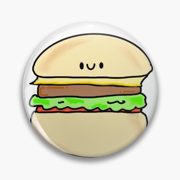 Item preview, Burger face cutie designed and sold by LozzyARTs26.