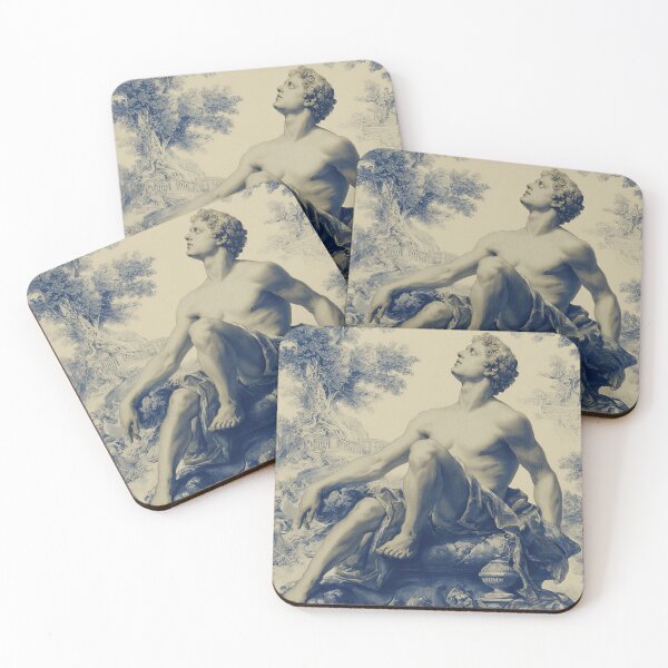 Item preview, Classical Greek Statue Toile Pattern designed and sold by AquariusCr8iv.
