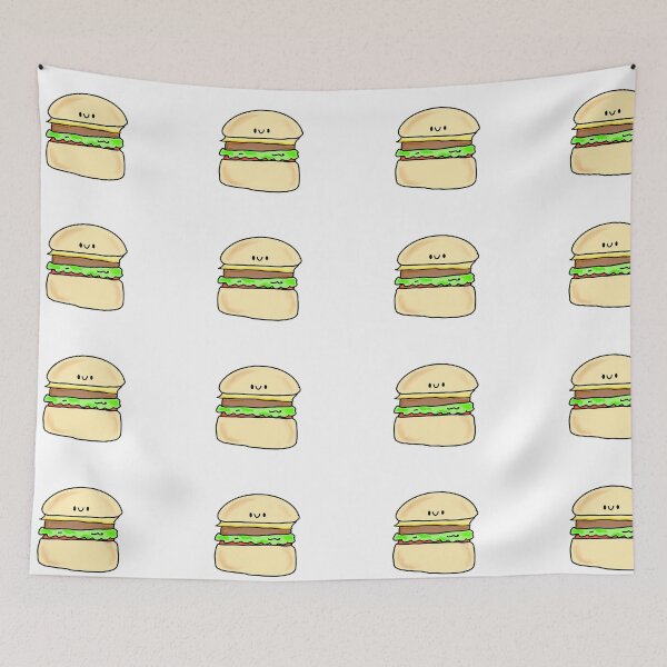 Item preview, Burger face cutie designed and sold by LozzyARTs26.