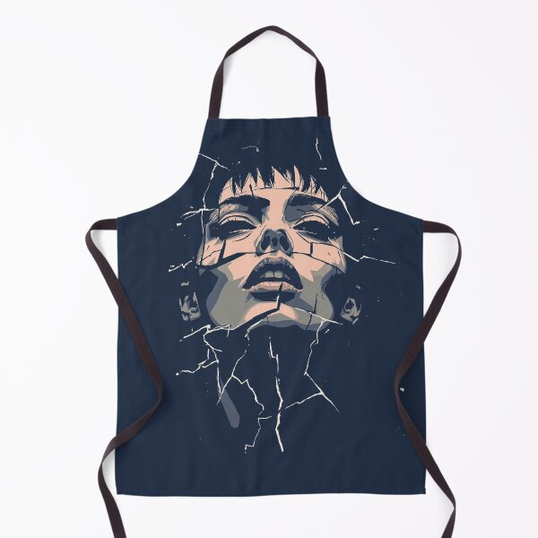 Item preview, Shattered Glass Dark Surrealism Portrait designed and sold by ERODED SELF.