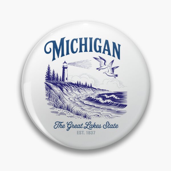 Item preview, Michigan The Great Lakes State designed and sold by Whereiskim.