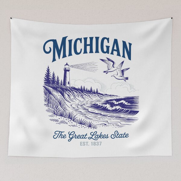 Item preview, Michigan The Great Lakes State designed and sold by Whereiskim.