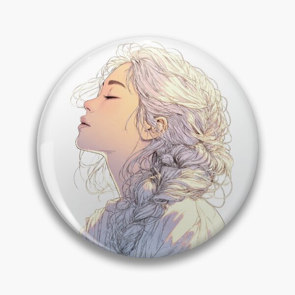 Item preview, beautiful braids woman designed and sold by LinemoodCo.