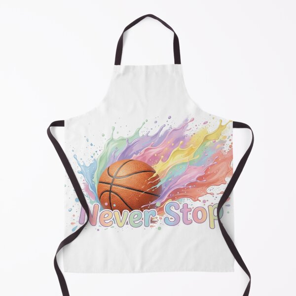 Item preview, Never Stop Basketball Watercolor Splash Art designed and sold by BareCanvass.