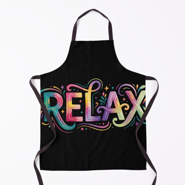Item preview, Relax Colorful Retro Typography Design designed and sold by BareCanvass.