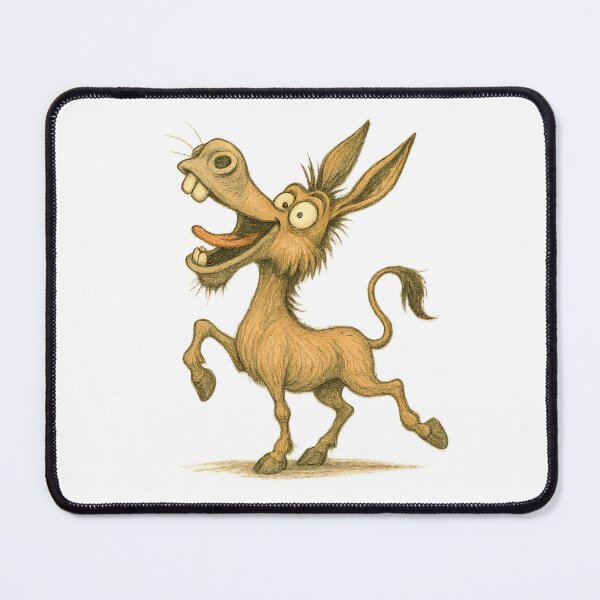Item preview, Expressive Donkey – Funny Goofy Donkey Art designed and sold by Yomere.