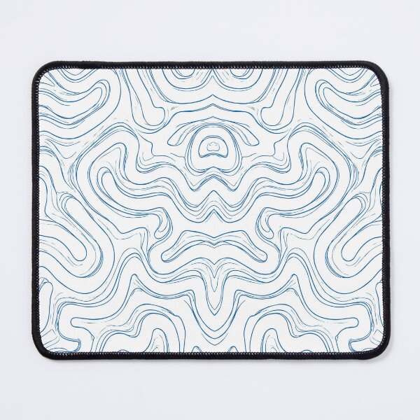 Item preview, Minimalist Blue Aesthetic Line Art Pattern designed and sold by BareCanvass.
