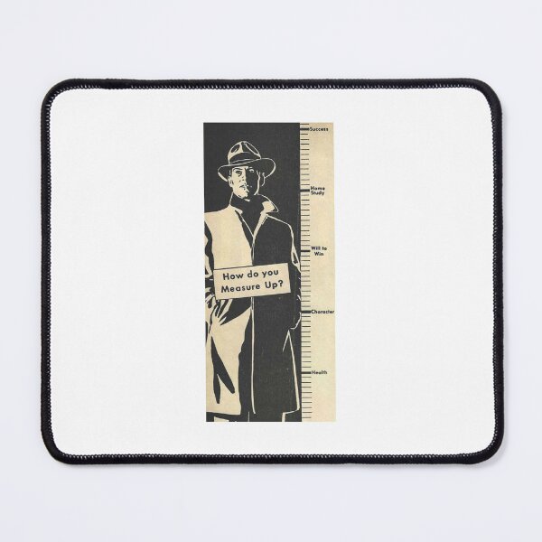 Item preview, How Do You Measure Up Vintage Motivational Retro Comic Art designed and sold by Lilith.3x313 Vault.