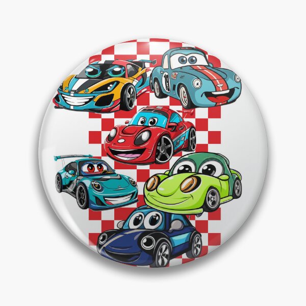Item preview, Kids Colorful Cartoon Racing Cars Collection designed and sold by Szpaku desart .