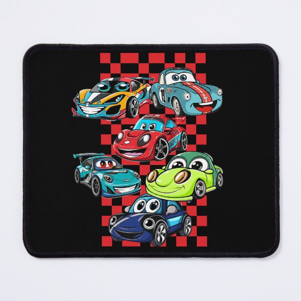 Item preview, Kids Colorful Cartoon Racing Cars Collection designed and sold by Szpaku desart .